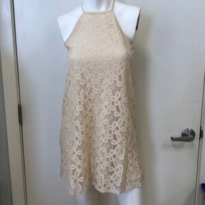 LOVE,FIRE CREAM LACE DRESS SIZE XS